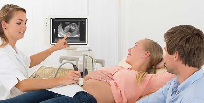 Badanie usg - zdrowie matki w 9. tygodniu ciąży