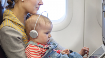 W samolocie z niemowlakiem