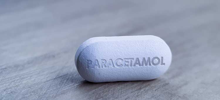 tabletka paracetamolu - zbliżenie