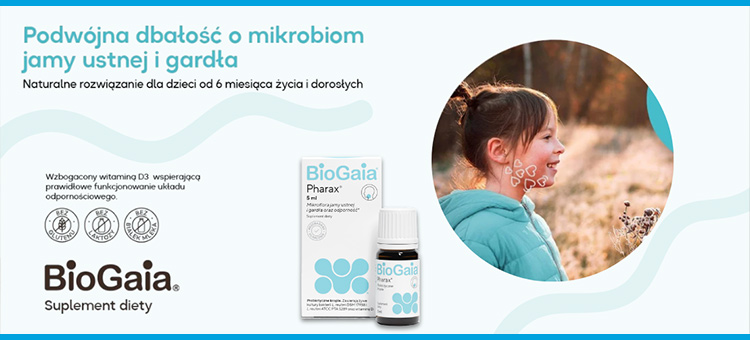 Krople probiotyczne BioGaia® Pharax® - wyniki testowania - wrzesień 2025